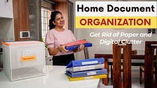 Home Document Organization | Simplify Your Paper and Digital Documentation