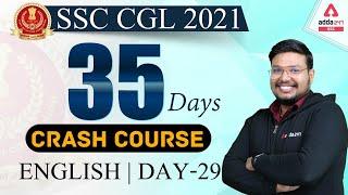 SSC CGL 2021 | English #29 | 35 Days Crash Course To Crack SSC CGL Exam