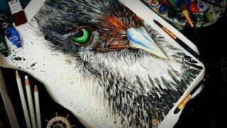 The Eagle | Acrylic painting | RTS Drawing Book