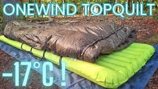 Bis -17 Grad! Onewind Equinox Daunen Topquilt