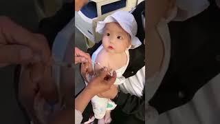 Baby vaccinneted viral funny video #shorts