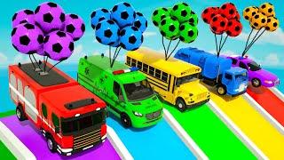 Wheels on the Bus + ABC Song | Color Balls, Baby Shark +more Sing Along Nursery Rhymes & Kids Songs