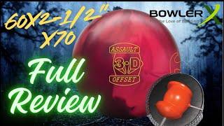 Hammer 3D Offset Assault Bowling Ball | BowlerX Full Review with JR Raymond