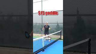 $15 Pickleball Paddle vs. $140 Pickleball Paddle #pickleball