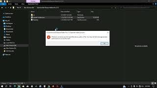 Windows Cannot Access the Specified Device, Path or File, you may not have Appropriate Permissions
