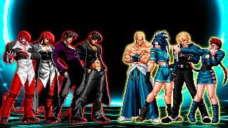 [KOF Mugen] Iori Yagami Team vs YS Team