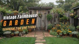 Inspiring Vintage Farmhouse Garden Decor for Your Home