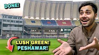 BREAKING!  Peshawar Cricket Stadium Right Now Conditions? | New Glasses Installed | New Video