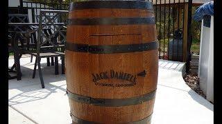 How to Make a Jack Daniel's Whiskey Barrel Liquor Cabinet