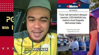 VIRAL !! CEO MADA CORP TAK BERSALAM DENGAN YB MENTERI “ MAT SABU” !!