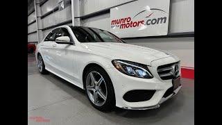 2016 SOLDSOLDSOLD Mercedes-Benz C300 4Matic 4 Door Sedan in Polar White + Winter Tire Pack 56K kms!