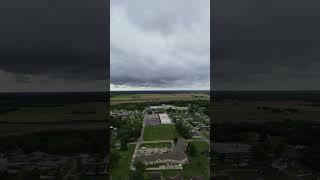 DJI Mini 3 looking at the clouds