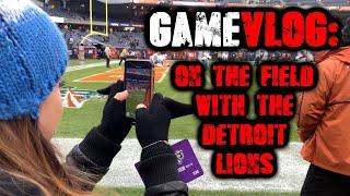 GameVLOG: On the Field with the Detroit Lions!