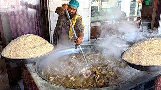 Kabuli Pulao Recipe | Giant Meat Rice Prepared | Most Famous Afghani Pulao  | Peshawar Street Food