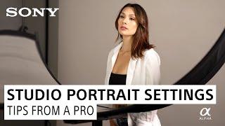 Studio Portrait Settings from a Pro!