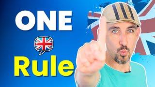 Follow THIS rule to Speak English Fluently (with a British Accent!) 