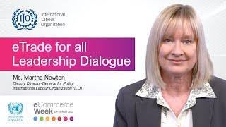 eWeek 2022 | eTrade for all Leadership Dialogue - International Labour Organization (ILO)