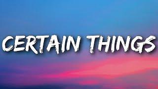 James Arthur - Certain Things (Lyrics)