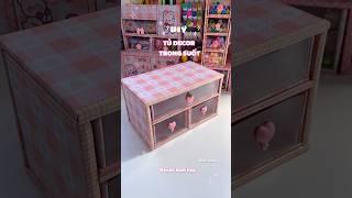 Tủ decor trong suốt 3 ngăn | decor cabinet #diy #craft #shorts #shortvideo #viral