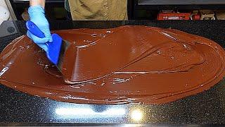 수제 다크 초콜릿 만들기 달인, 초콜릿으로 상받은 곳 / handmade dark chocolate making master - Korean street food