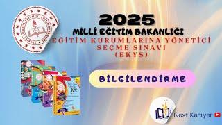 2025 MEB Kurumlarına  EKYS  BİLGİLENDİRME