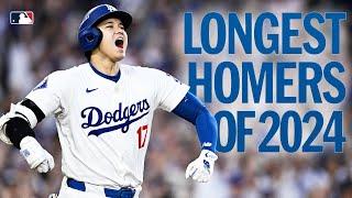 These balls were ANNIHILATED!  The BIGGEST HOME RUNS of the 2024 season!