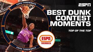 BEST MOMENTS: Greatest ALL-TIME NBA Dunk Contest SLAMS  | ESPN Throwback