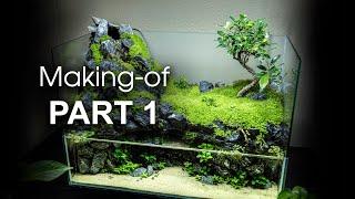 "Rimless Paludarium From a Regular Aquarium" // (Ep. 1) Making-of the Bonsai Paludarium