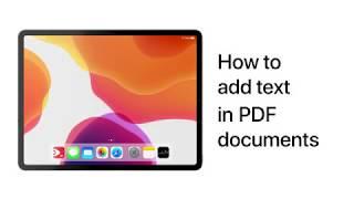 How to Type on a PDF Document