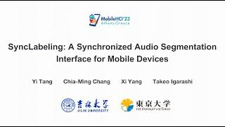 SyncLabeling [MobileHCI 2023]