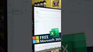 OMGMicrosoft Excel office 365 बिल्कुल  FREE Use Office 365 FREE #shorts #office365 #ytviral