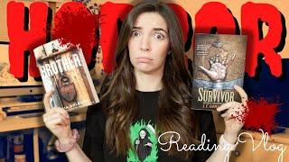 Reading and reacting to disturbing horror books | Brother by Ania Ahlborn & Survivor by JF Gonzalez