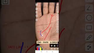 TWO FATE LINES | PALMISTRY