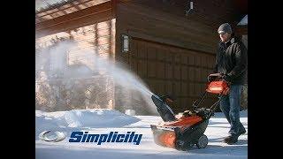 Simplicity Single-Stage Snowblower Features