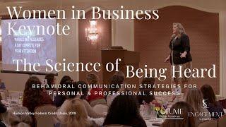 Women In Business Motivational Keynote Speaker; Elizabeth Edwards & The Science of Engagement