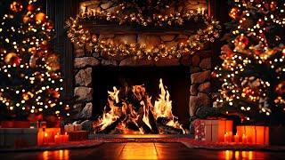 Cozy Xmas Fireplace 4K | Crackling Fire Sounds in Relax Ambience to Relieve Stress and Cure Insomnia