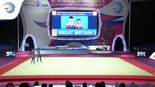 Ethan LAW & Archie GOONESKERA (GBR) - 2019 European Age Group bronze medallists, 12 - 18 men's pair