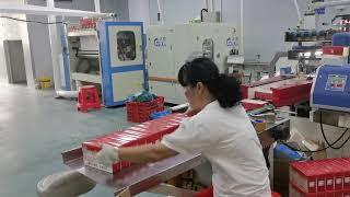 High cost performance box facial tissue packing machine made in Onepaper