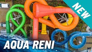 New Water Slide Complex in Germany | Aqua Reni Rheine 4K POV