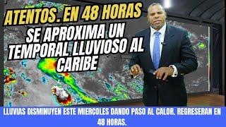 16 OCTUBRE. LLUVIAS DISMINUYEN HOY. TEMPORAL LLUVIOSO SE APROXIMA AL CARIBE CENTRAL EN 48HORAS.