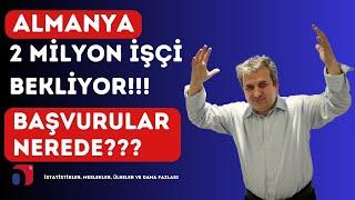 Almanya'nın Beklediği İki Milyon Vasıflı İşçiye Rağmen Başvuru Sayısını Merak Ediyor musunuz???