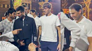 Nadal, Djokovic, Sinner & Alcaraz Dance the Saudi Arabian Dance Together at the Carnival