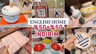 English home da tam %50+%50 indirim var ‼️ yepyeni ürünler gelmiş️ çeyiz alışverişi çeyiz mağazası