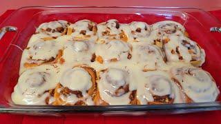 How to make cinnamon rolls, cinnamon rolls recipe, cinnabon buns, طرز تهیه رول دارچینی، سینامون رولز