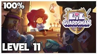 Lil' Guardsman 100% Full Gameplay Walkthrough Part 11:  Level 11 + All Achievements (No Commentary)