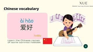 【Chinese Vocabulary】Hobby