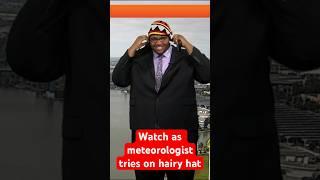 WTOL 11 Meteorologist Matt Willoughby tries out a new “hairy” look