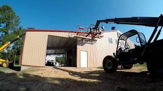 3: Metal building shop addition: Bag and sag insulation