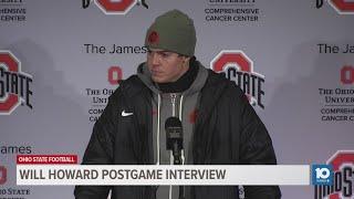 Ohio State QB Will Howard speaks after 13-10 loss to Michigan