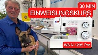 WERTARBEIT Nähmaschine W6 N 1235 Pro - Kraftvolle Leistung für professionelle Näharbeiten